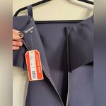 Gianni Bini  Chrissy off the shoulder scuba dress navy blue size small NWT Photo 6