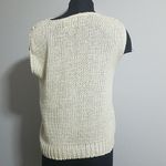 Wye Oaks Knitted by Hand Cream Sweater Vest (S) Photo 1