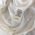 Love Culture Size Small  White Metallic Silver Tiered Ruffle Bodycon Dress EUC Photo 7