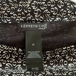 Kenneth Cole New York Women's Black White Printed Sleeveless Sheath Dress Size M Photo 6