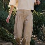 Free People FP Movement S Mesmerise Me Tan Barrel Cargo Pants Photo 0