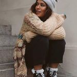 Bernardo Anthropologie Wiley Sherpa Lace Up Rubber Rain Boot in Black Women's 6 Photo 1