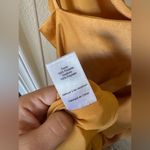 ASTR  Golden V-Neck Dress Photo 3