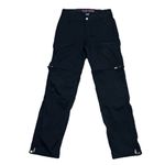 Reel Legends Women’s Black Convertible Zip-Off Outdoor Pants Size 6 | Hiking Photo 1