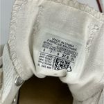 Converse Chuck Taylor All Star Lace Up Sneakers Off White Size 5 Photo 4