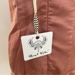 Angel Biba NWT  Asymmetrical Dusty Pink satin mini dress size Medium Photo 7