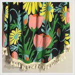 Judith March 💛 BoHo Kaftan Cover Up w Tassle Fringe Size Small Photo 4