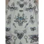 Anthropologie 25. Euc  Foret Insect Bug Beaded Dress S Rare Photo 5