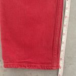 Abercrombie & Fitch Simone High Rise Ankle straight red jeans size 26/2R Photo 10