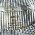 Aerie NWT  Women's Medium Blue TieDye Ribbed Sleeveless Crop Top Photo 2