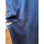 LILYSILK Pleated Sleeveless Silk Midi Dress Navy Blue NWT NWD Size 14 Mulberry Photo 9