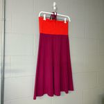 prAna  Solana Colorblock Halter Convertible Dress in Pink & Orange Women’s Small Photo 2