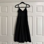A New Day  Cotton & Knit Cut Out Sundress Midi Dress Size Medium Black Photo 1