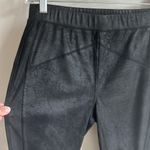 Free People Faux Leather Suede Midnight Black Pants Size XS Photo 5