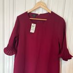 Alfani  Purple‎ Ruffe Sleeve Dress Size 8 Photo 2