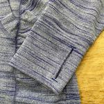 Athleta Heavenly Hail Hoodie 2 Women’s Size Small Blue Space Dye Athletic Top Photo 3