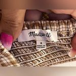 Madewell Square-Neck Supercrop Tank Top in Plaid Photo 9