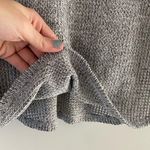 Charlotte Russe Silver Waffle V neck Long Sleeve Size Small Photo 7