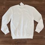 Book Reader Girl Pullover Sweatshirt White Size M Photo 2