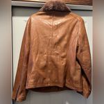 Marvin Richards | women’s leather & rabbit fur jacket. Size: XL Photo 1