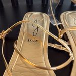 Joie  gold square toe strappy sandals size 6 Photo 3