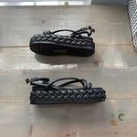 Shu Shop Black Lilith Platform Sandals Sz 7.5 NIB Photo 8