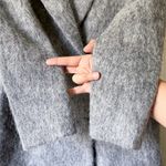Sézane  x Madewell Octave Blazer Coat Gray Wool Blend XXS EUC Photo 2