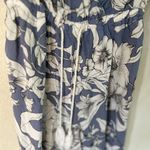 Jaase  Floral jumpsuit wide legs drawstring waist size small Photo 2