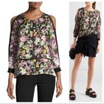 3.1 Phillip Lim  Silk Cold Shoulder Blouse Size 0 Flouncy Feminine Office Casual Photo 2