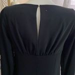 Atos Lombardini Made in Italy Golden Metallic Cuffs Black Dress size 40 Photo 6