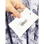 Hill House The Simone Dress Lilac Tonal Floral Purple Size M NWT Photo 3