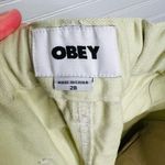 Obey Brighton Carpenter High Rise Pants Jeans in Cucumber Green Size 28 Photo 6