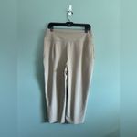 Athleta  Stellar Wide Leg Crop Pant Abalone Grey #533534 size 8 P Photo 2