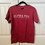 Comfort Colors Alpha Phi Centennial red sorority shirt Photo 0