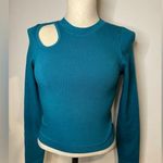 NWT Happily grey ribbed top Size S/M Blue Photo 0