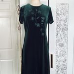 Molly Malloy 90s velvet maxi dress Green Size 6 Photo 6