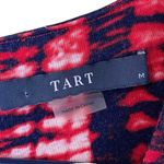 Tart  Tie Dye Red White Blue Mini Dress Size Medium Photo 5