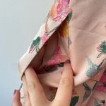 Adrianna Papell Pink Floral Multi Color Spaghetti Strap Midi Dress NWT Size 10 Photo 8