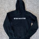 Sisters James Charles Merch Not With That Attitude Graphic Slogan Hoodie Size Small Photo 2