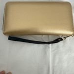 Gold Wristlet with Black Print Photo 1