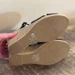 BKE  Espadrille Wedge Sandals Black Women’s Size 7.5 Ankle Strap Buckle Photo 10