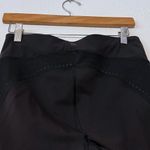 Lululemon  Womens Black Mesh Capri Crop Leggings 6 Photo 6