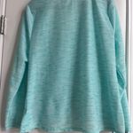 Lily White  Women’s Long Sleeve Shirt Knot Front Teal Lightweight XL Photo 1