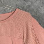 Haley & Co Shirt Orange Floral Ruffle Sleeve Top Blouse Boho Feminine Size Small Pink Photo 4