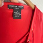 NEW Lace Up Mini Dress Orange Stretch Jersey Nautical Vacation Cruise Tropical Photo 3