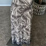 Gap  Women’s Printed Paneled Maxi Dress Grey Print Photo 3