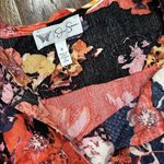 Jessica Simpson  Floral tiered maxi Dress with tassels size small Photo 4