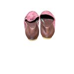 Vince  Women's Shoes Leather Suede Slip-On Flats‎ Loafers Round Toe Burgundy 6.5M Photo 4