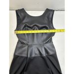 Altar'd State  black faux leather fit and flare mini dress in Size XS Photo 2