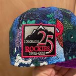 New Era Cap Myfitteds Colorado Rockies elite series koi pond sublimated print 25th anniversary in store exclusive size 7 1/4 brand new Photo 2